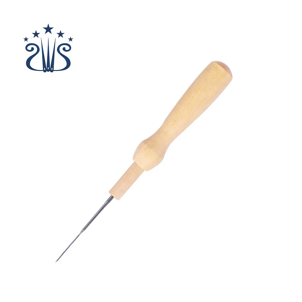 RTS High Quality Felting Needle with Wood Handle Kit Wool Felting Needle Handmade Felting Needle Tools