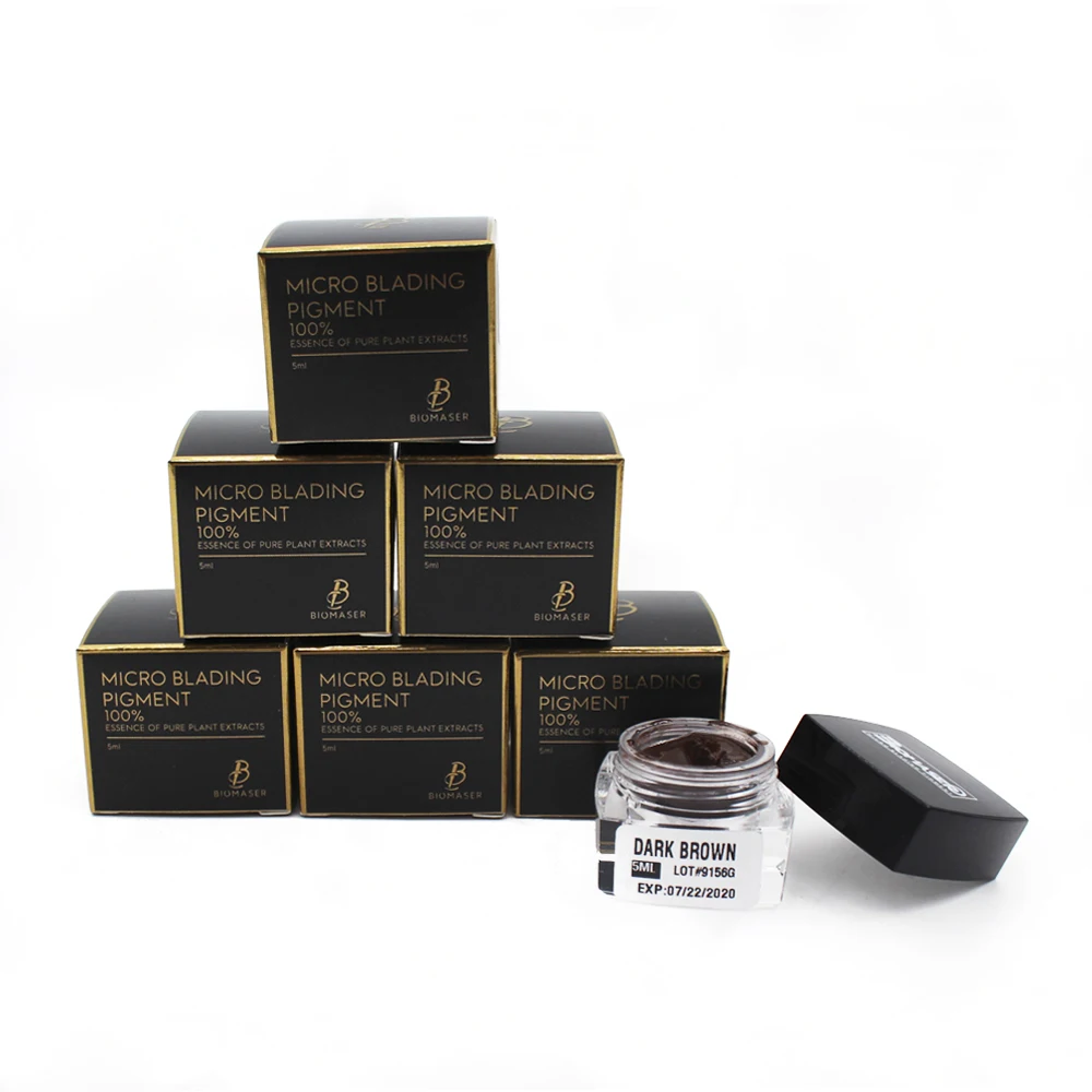 Professional Eyebrow Microblading Pigment Biomaser Cream Permanent Makeup Tattoo Ink