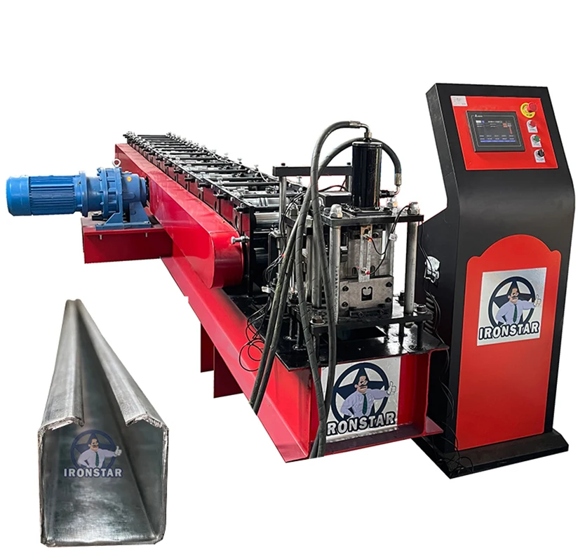 Hydraulic Elevator Machine Shuttering Door Guide Rail Roll Forming ...