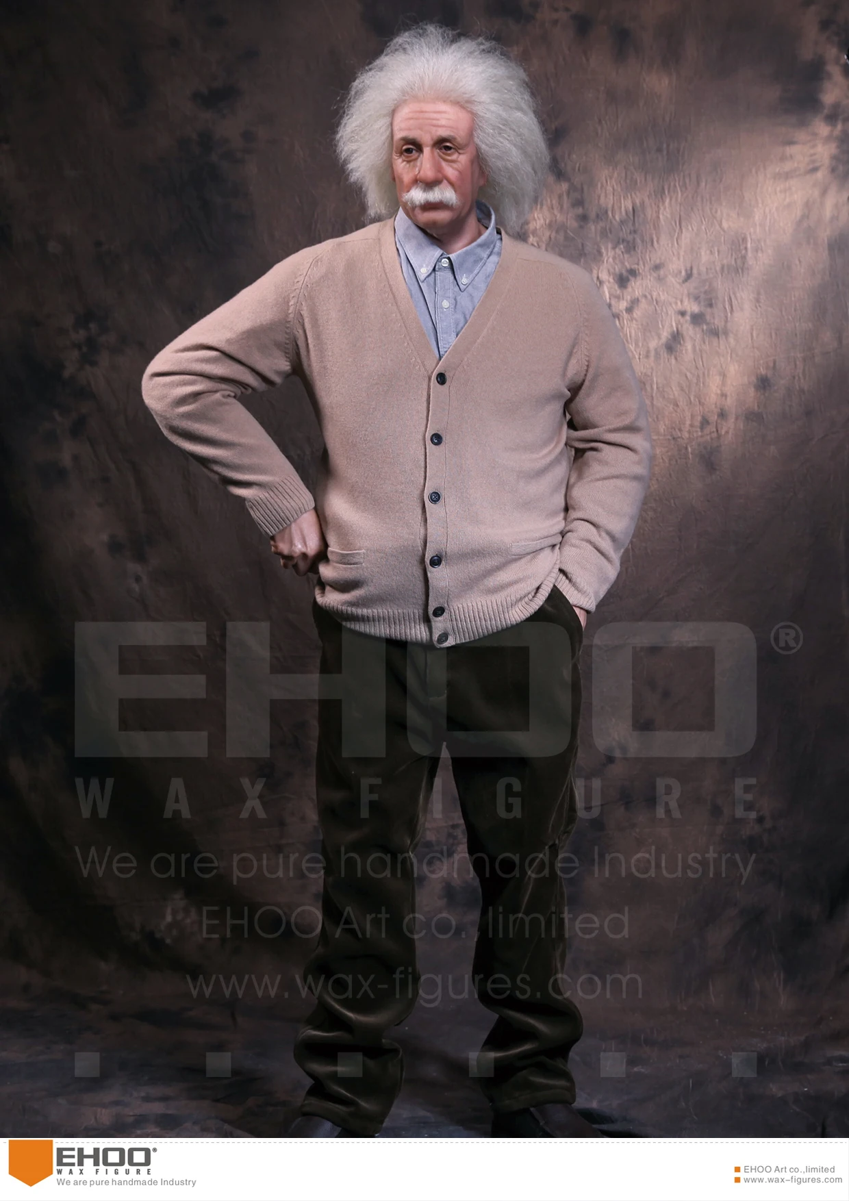 Realistic Human Statue 3D Wax Sculpture Life Size Wax Figure
