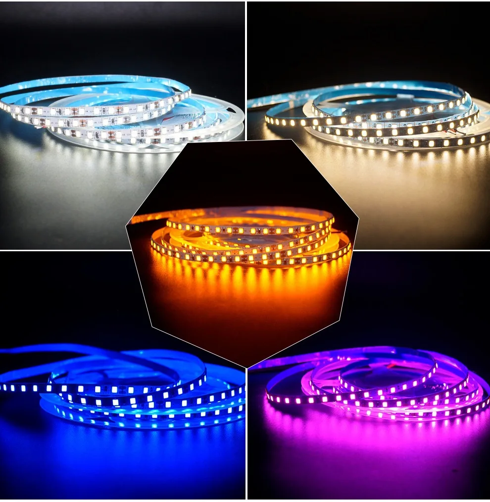 wholesale 120D Led  Light Tape 2835 Smd 8mm 12v Car Tv Flexible Led Strip for touch switch factory