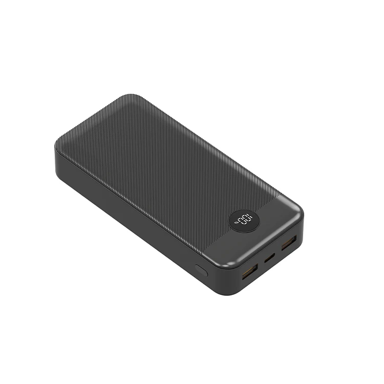 Power Bank 20000mAh for Laptop 65W Super Fast Charging Digital Display Built-in USB-A+C Ports Portable Charger Black White PB189
