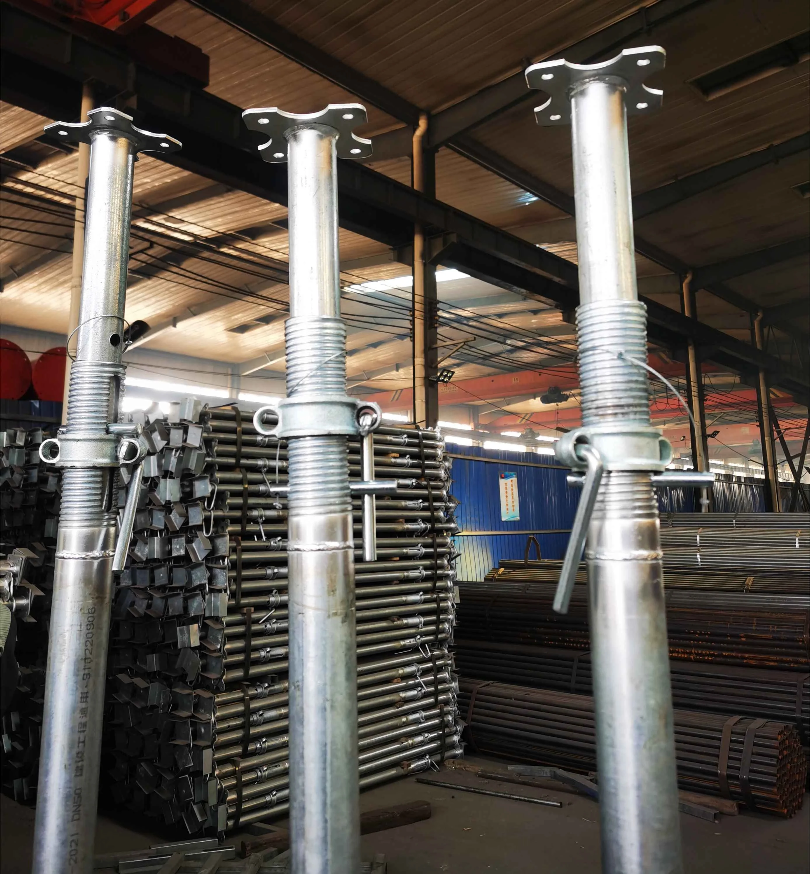 Modern Design Adjustable Steel Props for Construction Scaffold Poles Used for Scaffolding System Building Materials