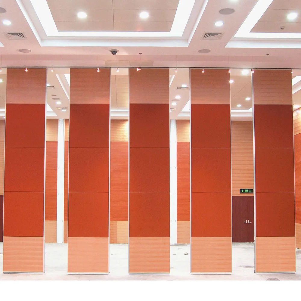 Top-Hung Gym School Villa Movable Partition Walls Soundproof Foldable Sliding Room Partition Door