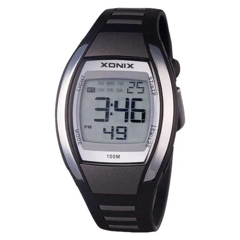 Xonix FK High-Performance Sport Electronic Watch for Men and Women Waterproof and Shockproof with Square Case