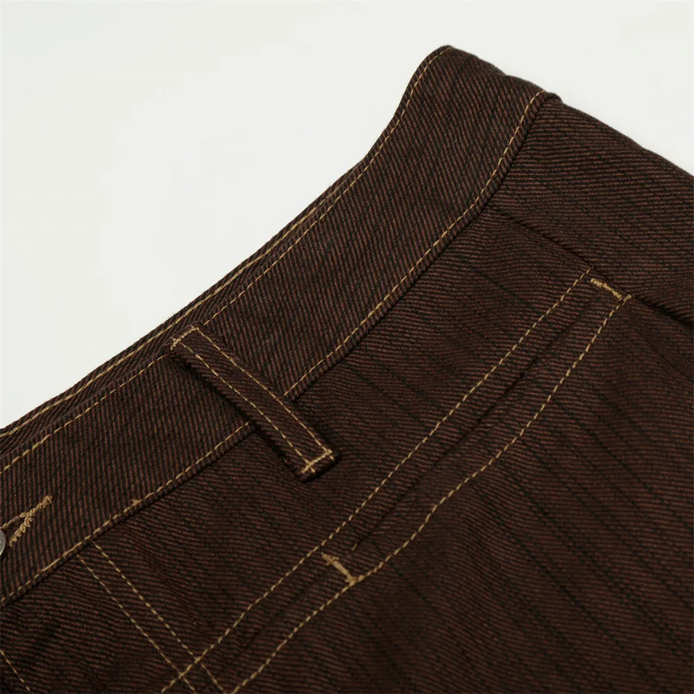 Men's Loose Wide-leg Jeans, Clean Fit Casual Trousers Fabric Male Denim Jeans Man Men's Jeans Men