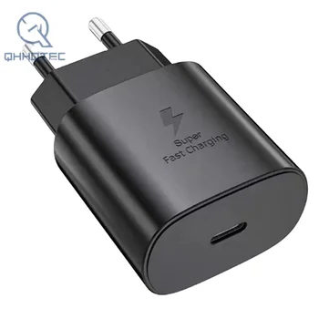 25W or 20W PD EU  plug mobile phone Type C Usb phone charger for note 10