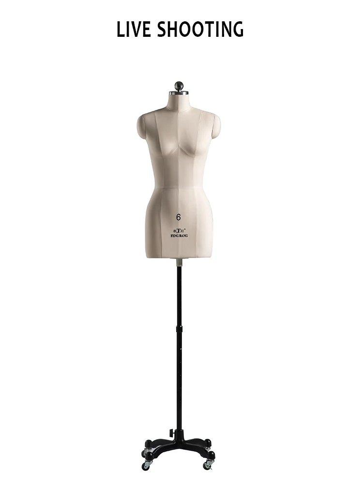 Female Upper Body Dress Form For Sewing Mannequin European Size And