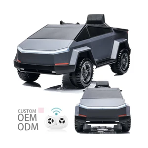 Kids 12V Electric Cars Ride-On Car 2.4G Remote Control LED Lights Rechargeable Outdoor Toys for Toddlers 2-5 Years