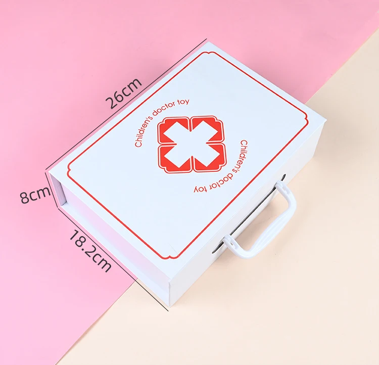 Деревянный ящик для инструментов врачей игрушки ролевые ролевых стоматологов 42 шт. коробка