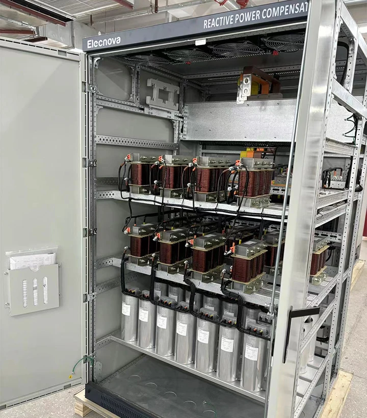 Automatic power factor correction system reactive power compensation ...