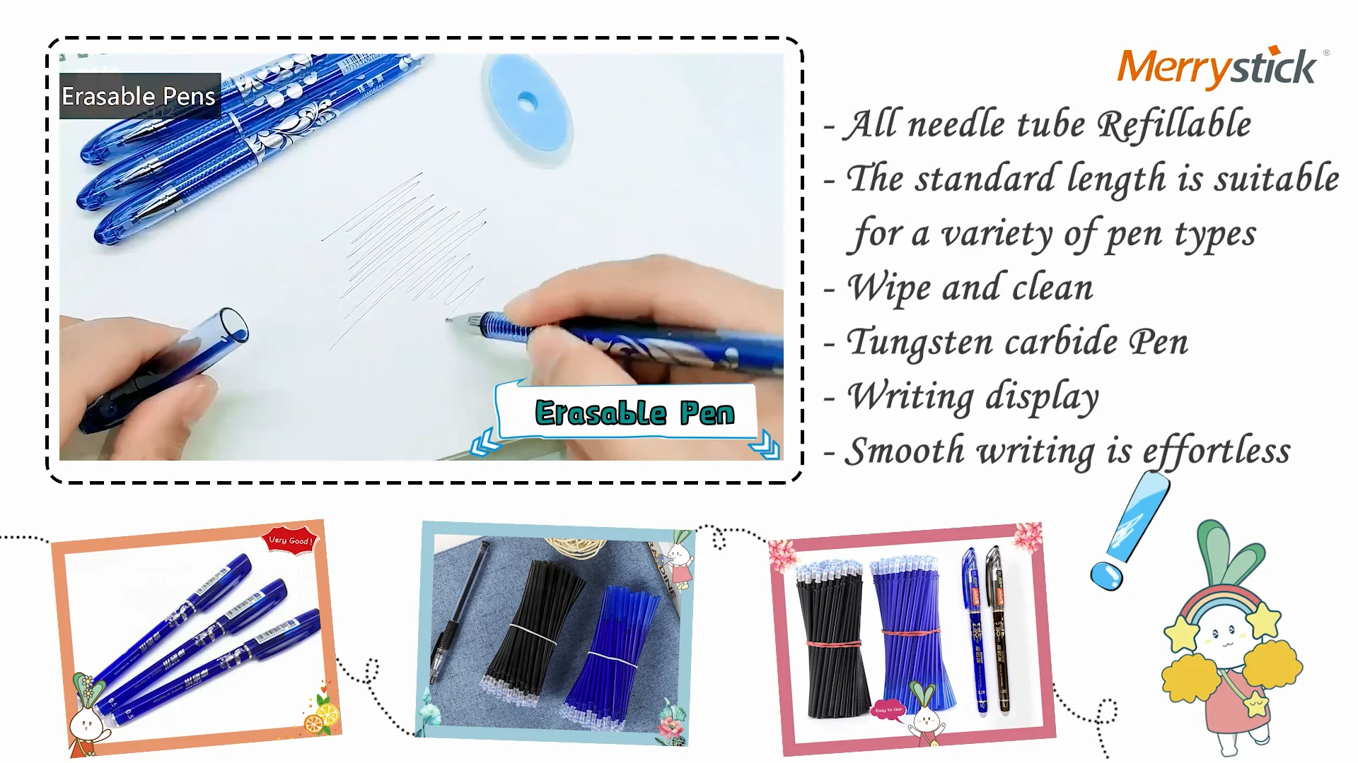 Classic Plastic Erasable Gel Ink Pen For Promotion,High Quality