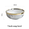 Bol de soupe de 7 pouces