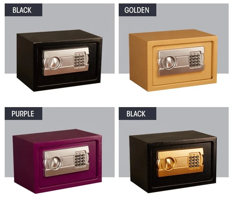 AJF Vault Mini Bank Secret Stash Luxury Money Safe Deposit Locker Key Box for Home Hotel