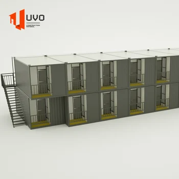 UVO Wholesale 20ft 40ft Prefab Luxury Villa Expandable Container Foldable House Prefabricated Portable Home