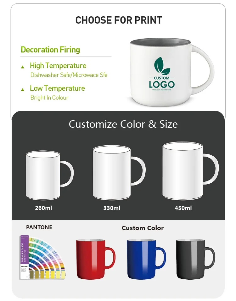 Add Pictures Logos Text To Your Custom Mugs 15oz Ceramic Personalized