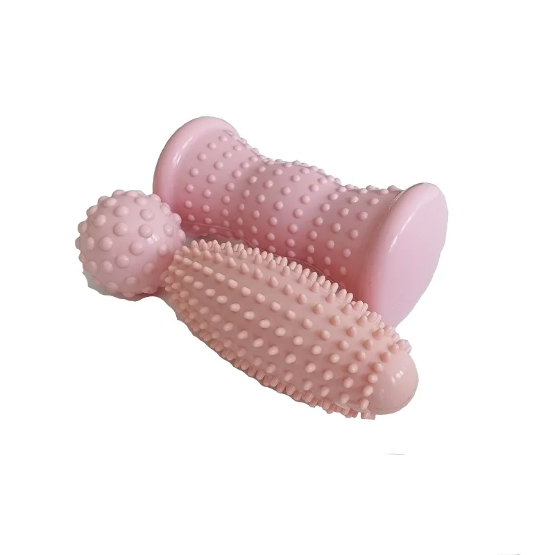 Hot Made in China Set Double Spiky Massage Ball and Foot Massage Roller Set