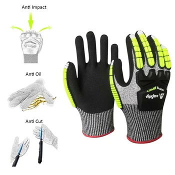 Nitrilo Recubierto Guantes De Trabajo Precision Tpr Guantes Gloves ...