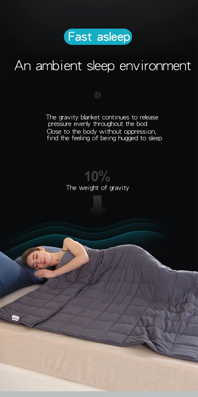 Weighted Blanket 10kg Blanket for Anxiety ADHD Autism