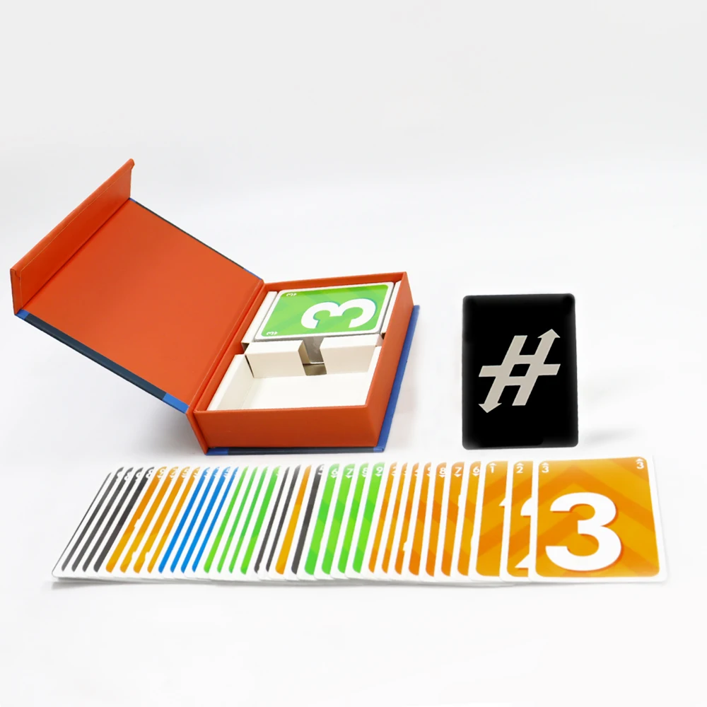 Custom Saudi Arabia Card Game Factory Printing Book Style Magnetic Box Party Funny Adult Card Game