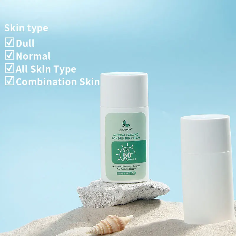 Custom Sunscreen Best UV Sun Block Cream Mineral Moisturize Whitening Private Label Protector SPF 50 Sunscreen for Face