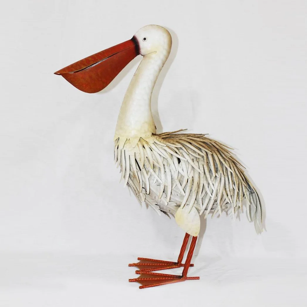 White Metal duck Figurine