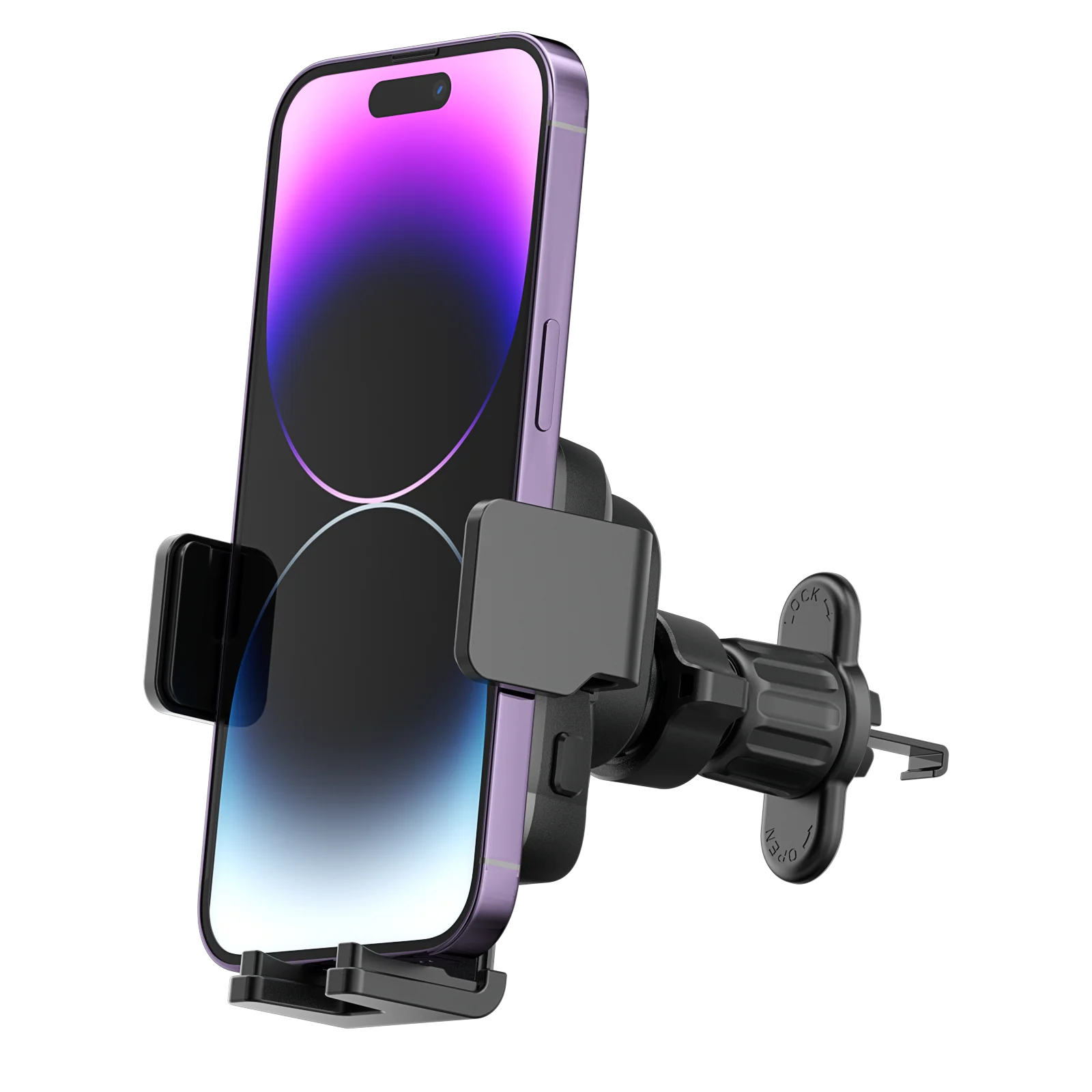 X12 Wireless Car Charger with 15W Peak Output QC3.0/2.0 Fast Charging for 4.7-6.8 Inch Phones