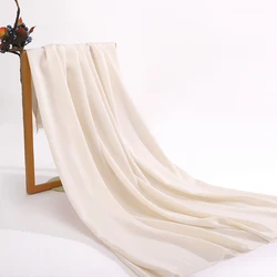 Super soft 19M/M White sand washing peaceful ahimsa peace silk fabric NO 6