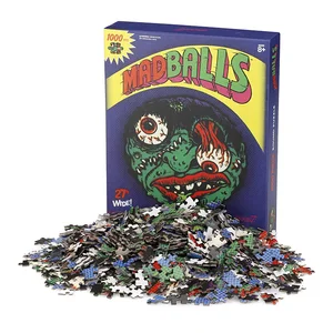 Manufacturer Personalized Madballs Slobulus Round Jigsaw Puzzle 1000 Pieces Adult Jigsaw Puzzles