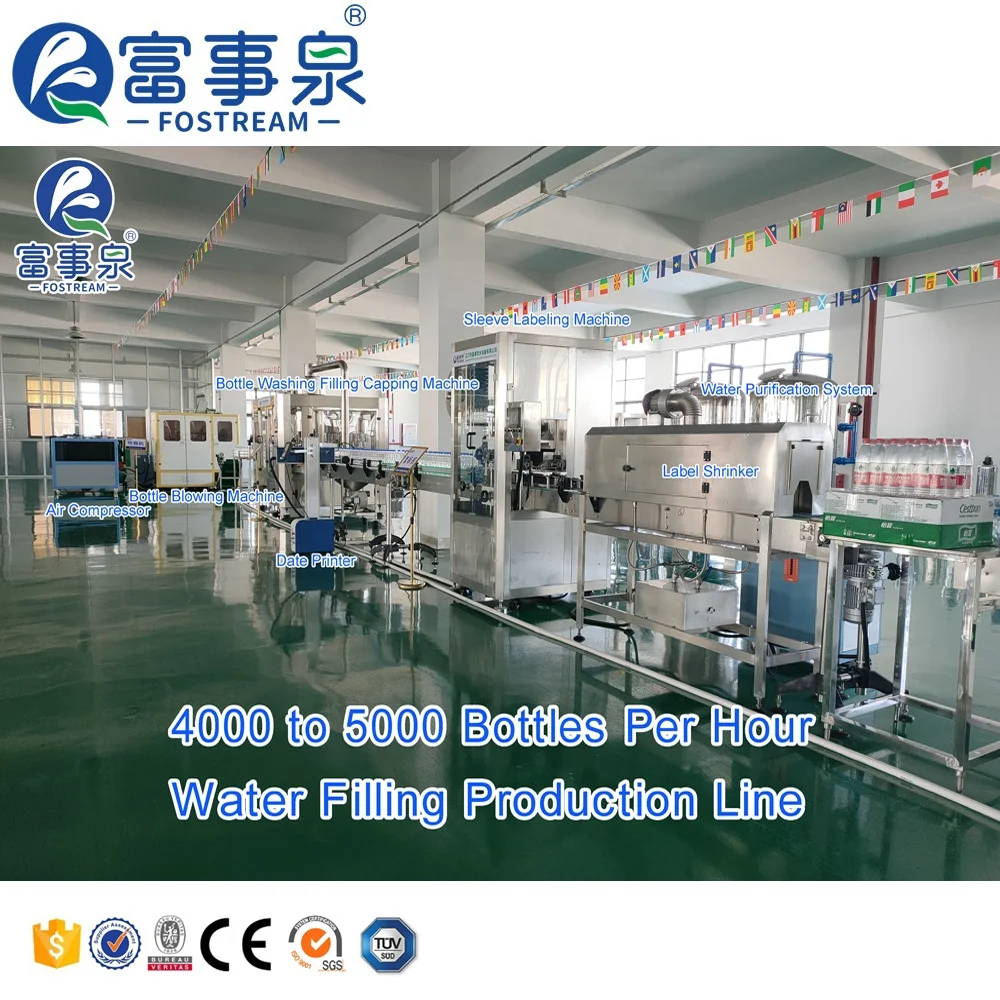 China Manufacturer Price Full Automatic Filling Plant Equipment Mini Small Scale Pure Drinking Mineral Water Bottling Machine