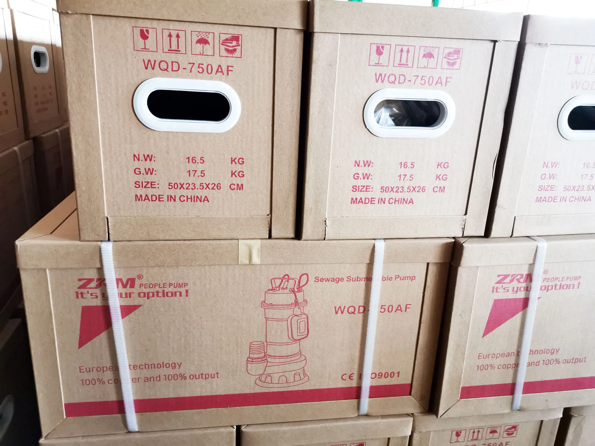 
1,5 кВт, 2 л.с., однофазный погружной насос для чистки сточных вод 