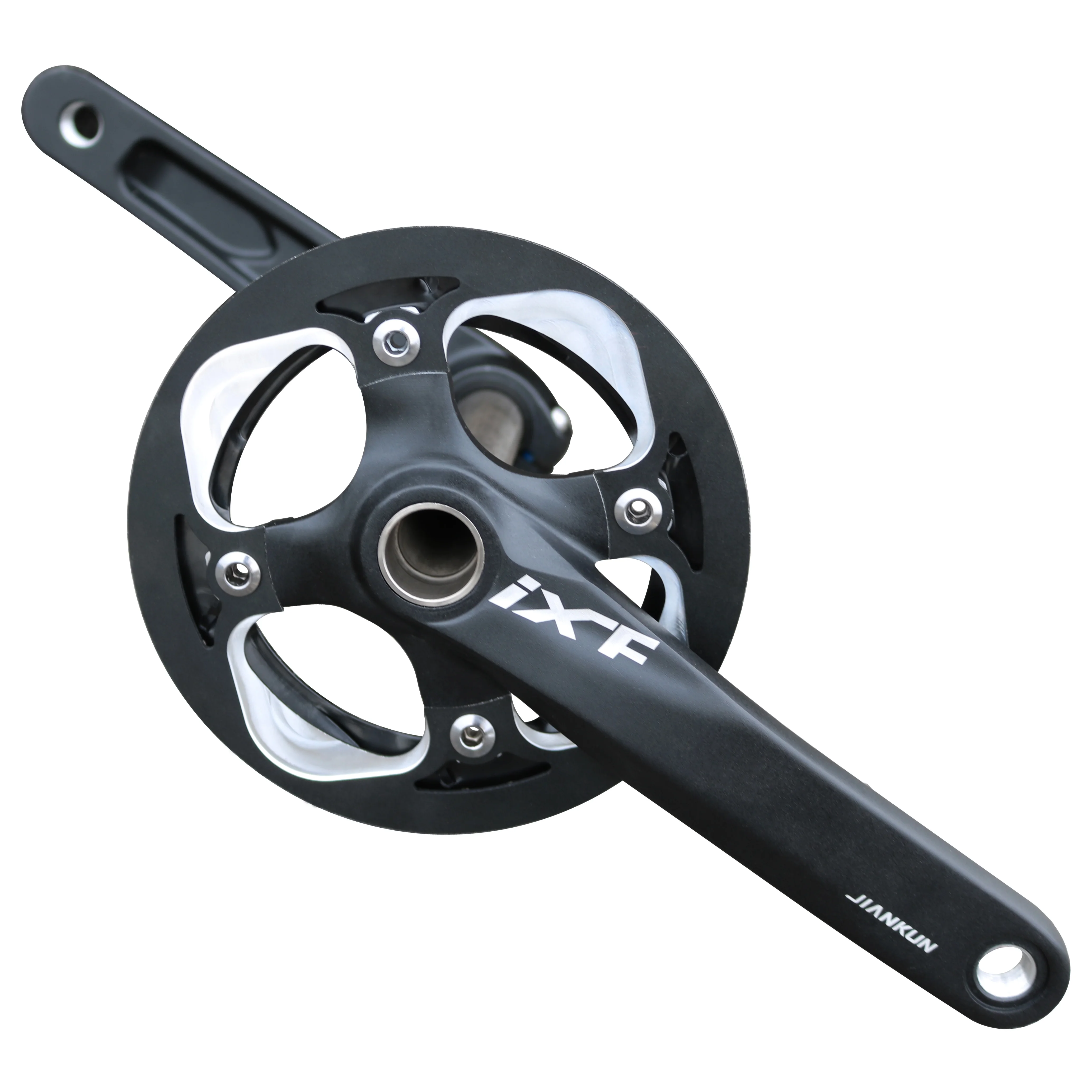 Jiankun Fat Bike Steel Crankset with 100/120mm Bottom Bracket & 170/172.5/175mm Crank Arms