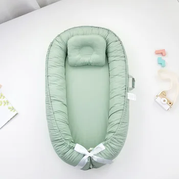 Hot Selling Baby Lounger Nest Cotton Breathable Sleeping Newborn Lounger Baby Nest For Napping And Traveling