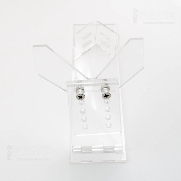 Acrylic Display Stand General Gun Holder 5 Gears Adjustable Clear