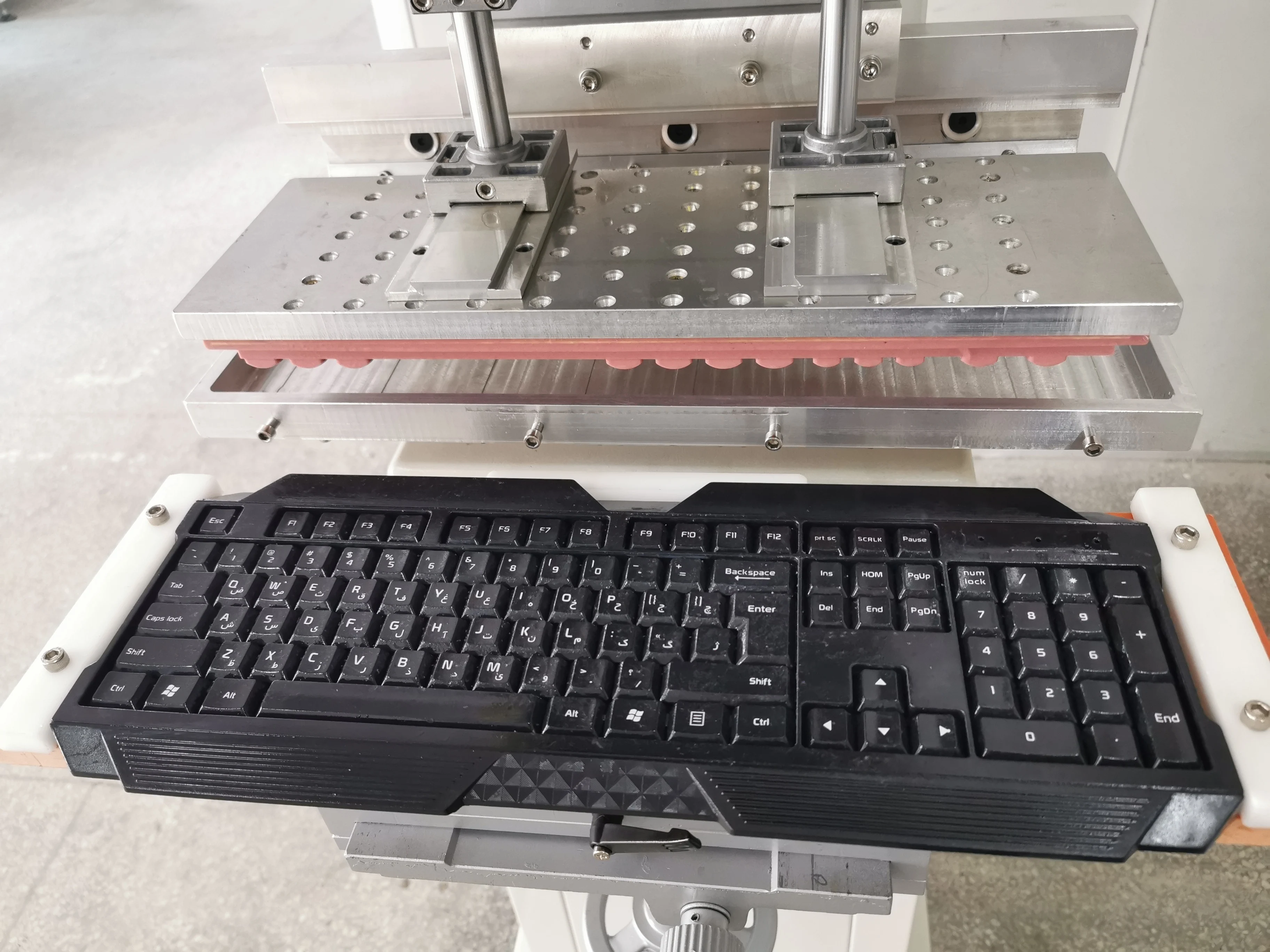 Single Color Laptop Desktop Computer Keyboard Printing Device Pad Printer Machine