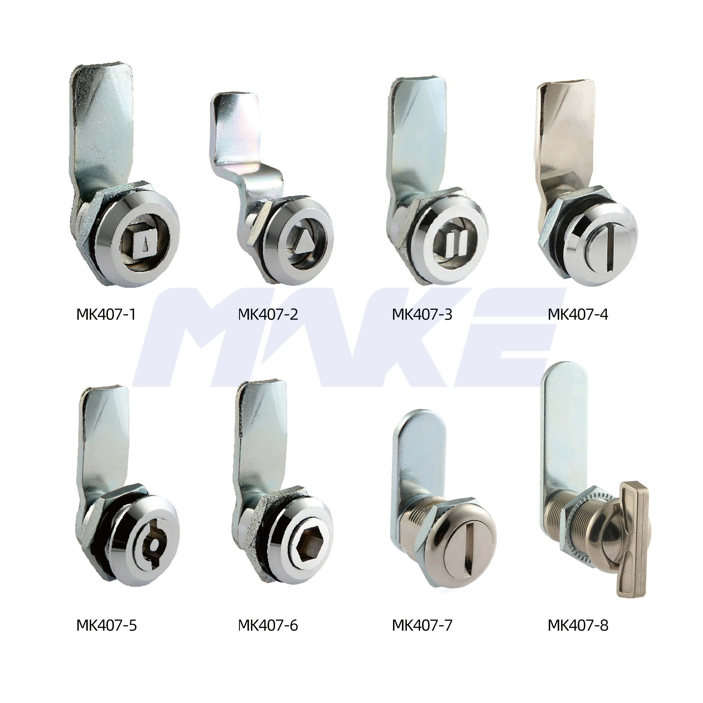 Cerradura De Leva Con Llave Igual PUROCEAN 20mm (13/16") - Paquete De 6 Unidades Para Gabinetes, Buzones, Caravanas, Barcos Y Cajas De Herramientas