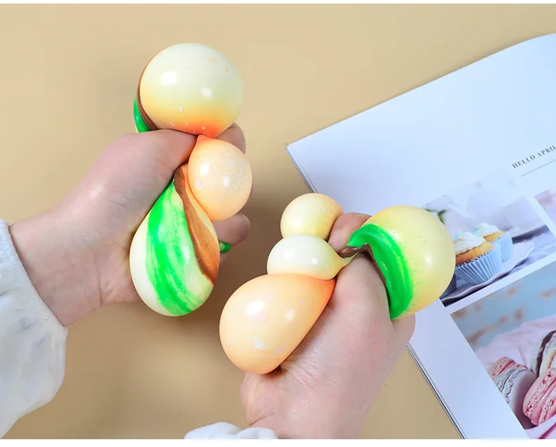 Оптовая продажа, высокое качество, индивидуальная форма с логотипом, мяч для снятия стресса для детей, подарок, игрушка для снятия стресса