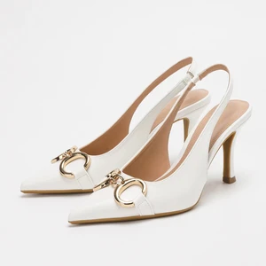 8503-34 Women's Closed Toe High Heels Platform Slingback Sandals Breathable Quality Sexy Style Autumn Spring Summer