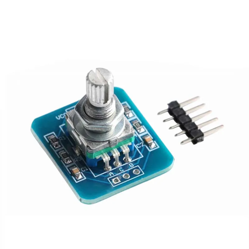 3 Stuks Rotary Encoder Modules - KY-040, 360 Graden - Voor Arduino, Servo's & Audio
