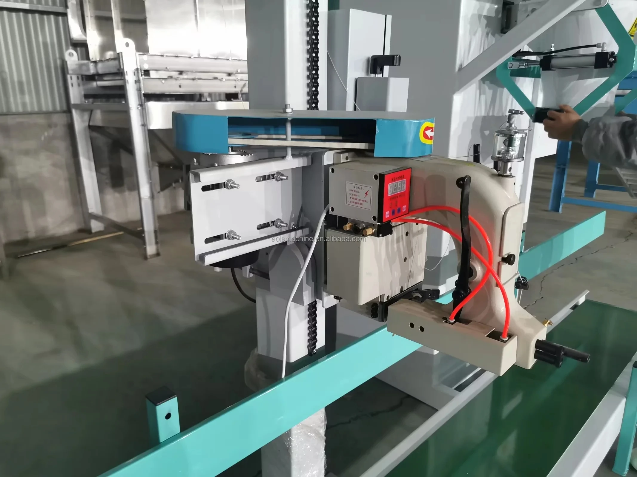 Double Weighing Hopper Rice Bagger Packing Machine 5kg 10kg 50kg ...
