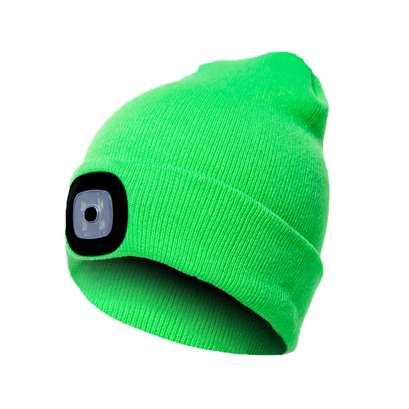 Modis Acrylic Rajutan Led Beanie Hat 