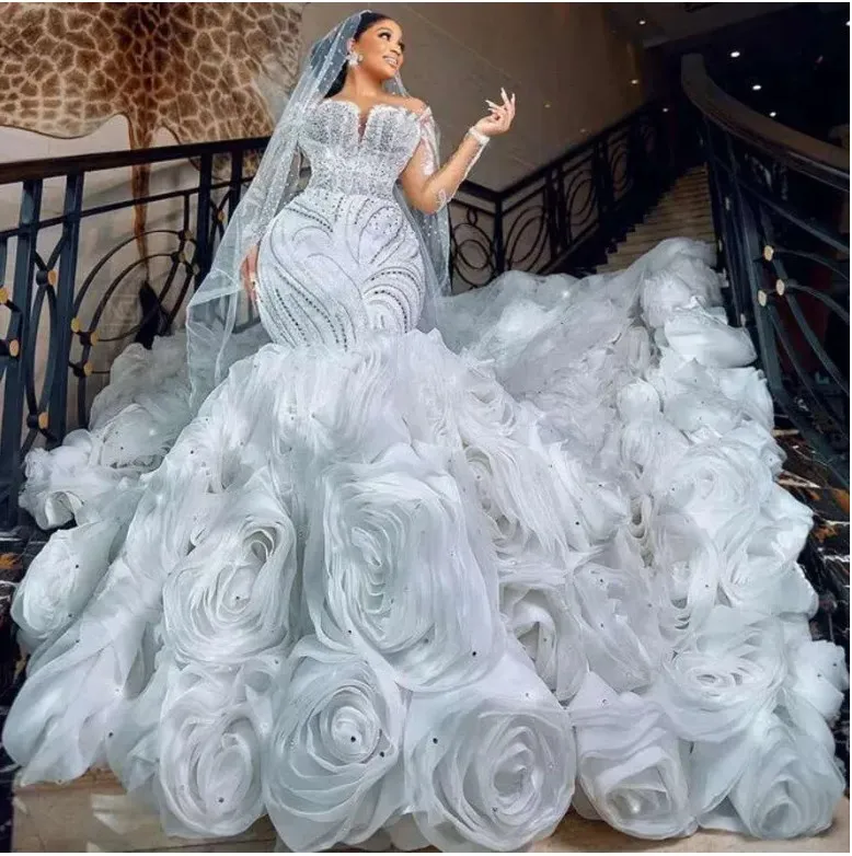 Wholesale High Quality Mermaid Wedding Dresses with Beads