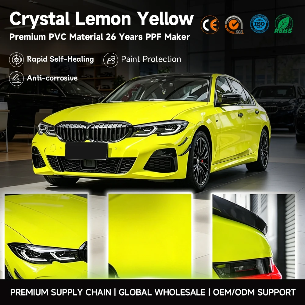 Carlas High Grade 1.52 16M Strong Adhesion Flexible Premium Color Pvc Vinyl Scratch Resistant