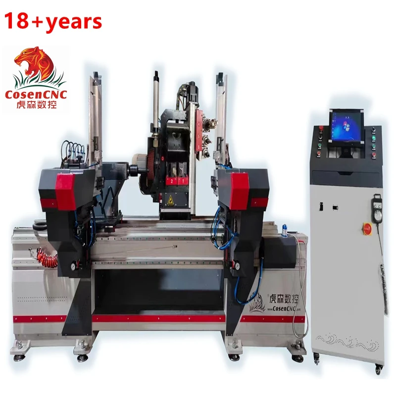 4axis Billiard Cue Log Chair Equipment Automatic Turning Milling Woodworking Machine Cnc Lathe for Wood Chair