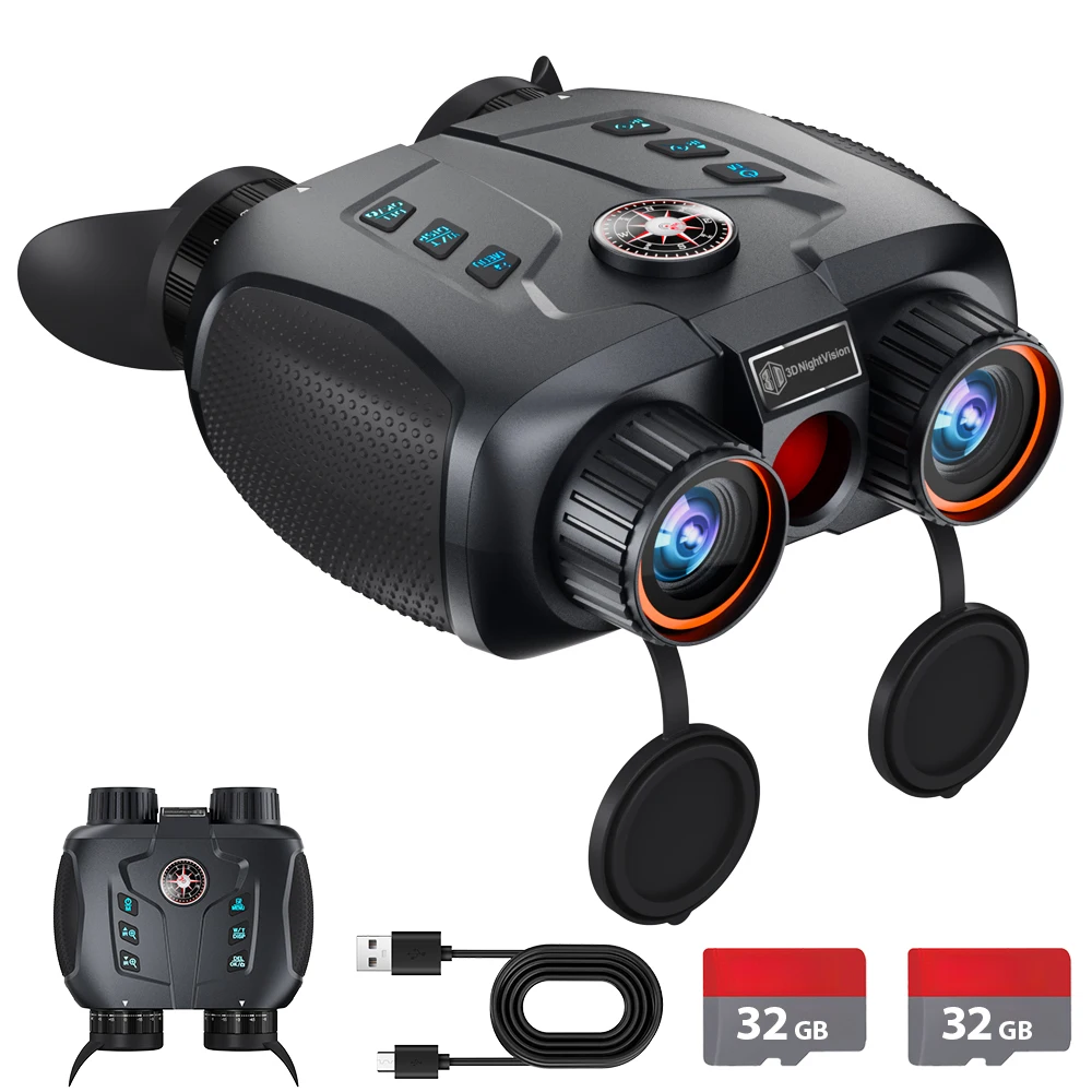VRNV331 Naked Eye 3D VR Nachtsichtfernglas mit 4K-Video 6X Zoon 700 Meter Entfernung 5000 mAh Li-Akku – Detail 1