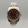 Rose Gold Case+Brown Dial