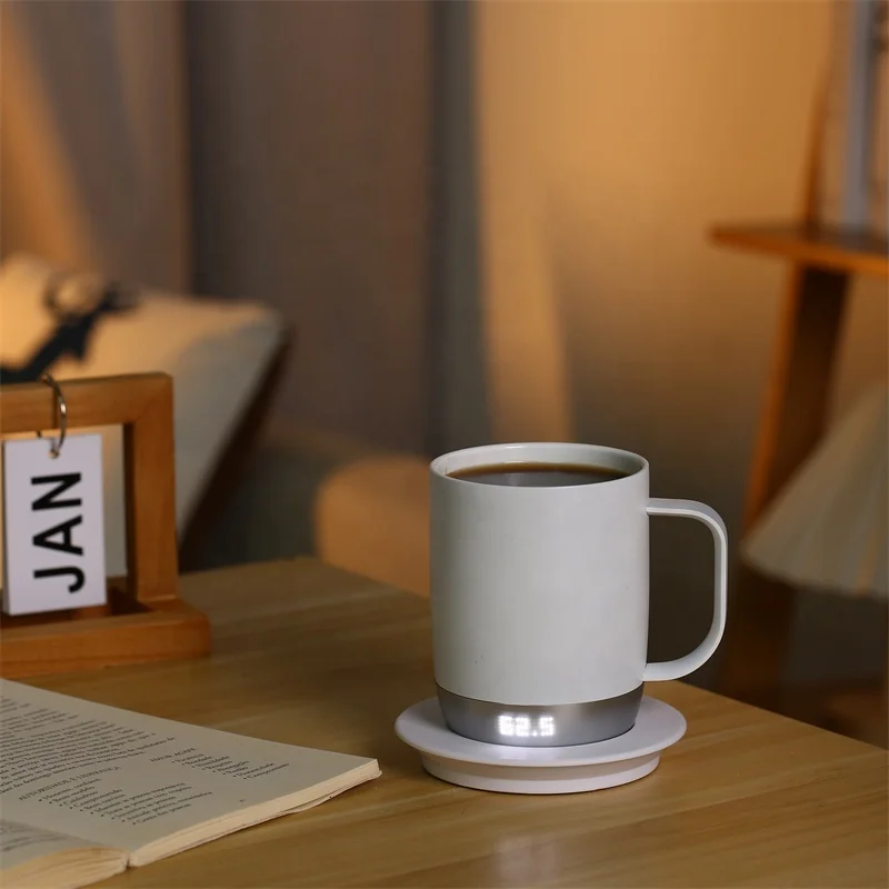 Warmer Battery Power Smart Temperature -Controlled Self-Heating Coffee Mug for Office Using