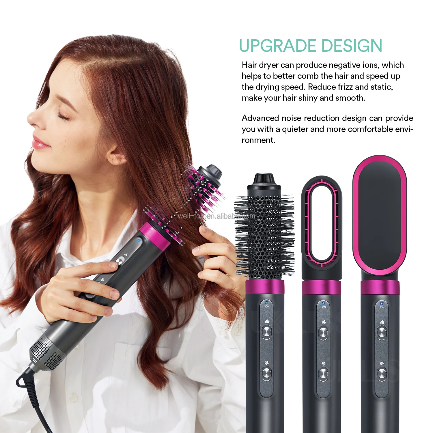 in One Step Hair Straightener Curler Comb Hair Dryer Brush for Women  Hair Curler Styler