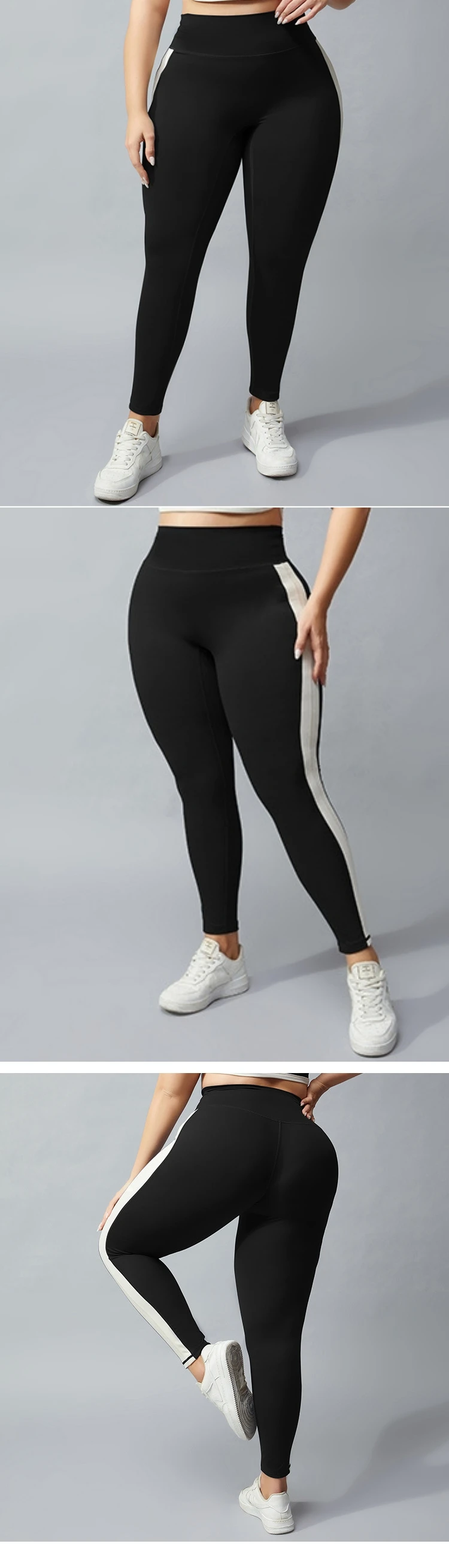 product customization gym twist front sport high waist leggings active wear 4xl plus size legging for women fitne nine point yoga pants-60