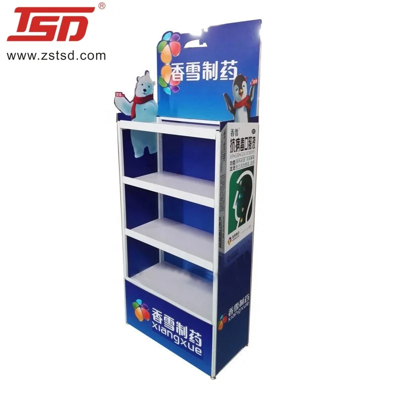 Custom Store 2 Tier Tabletop Acrylic Display for Medicine and Drugs,medicine Pharmacy Display  Shelf Rack